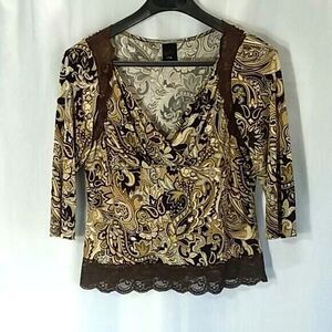 J.t.b. Top Size Large 3/4 sleeve *